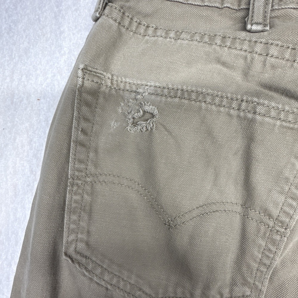 Levi's 505 Mens Pants Khaki Chino Straight Fit Cotton Casual Brown Levis W38X32 - Picture 11 of 15
